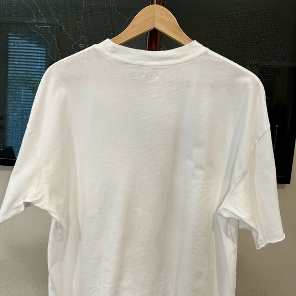 Abercrombie & Fitch - Soft Essentials Long Line T-shirt Raw Hem Medium - White - Picture 7 of 7